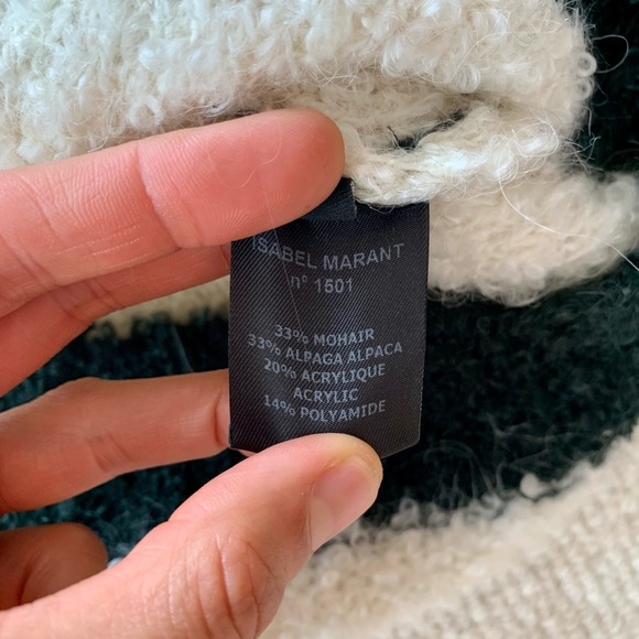 Isabel Marrant Alpaca color-block Sweater Large - Picture 9 of 11